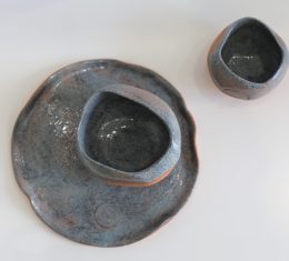 TURKUSOWY ZESTAW ceramiczny
