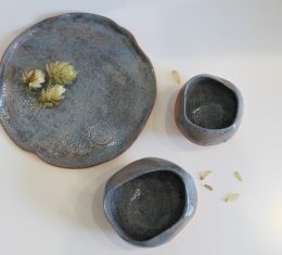TURKUSOWY ZESTAW ceramiczny