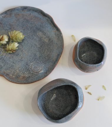 TURKUSOWY ZESTAW ceramiczny