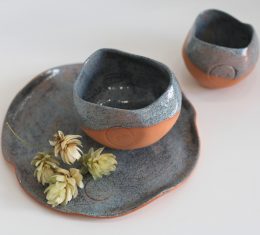 TURKUSOWY ZESTAW ceramiczny